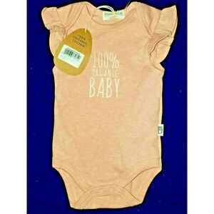 Emily & Oliver Rabbit + Bear 100 % Organic‎ Cotton 3/6 mo Pink